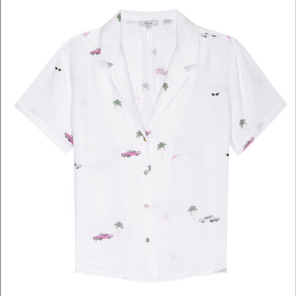 Rails Zuma Button up linen shirt